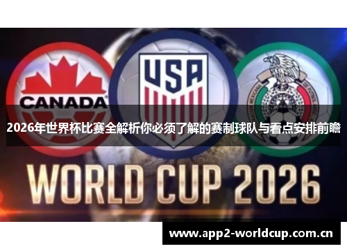 2026年世界杯比赛全解析你必须了解的赛制球队与看点安排前瞻 2026年世界杯比赛全解析你必须了解的赛制球队与看点安排前瞻